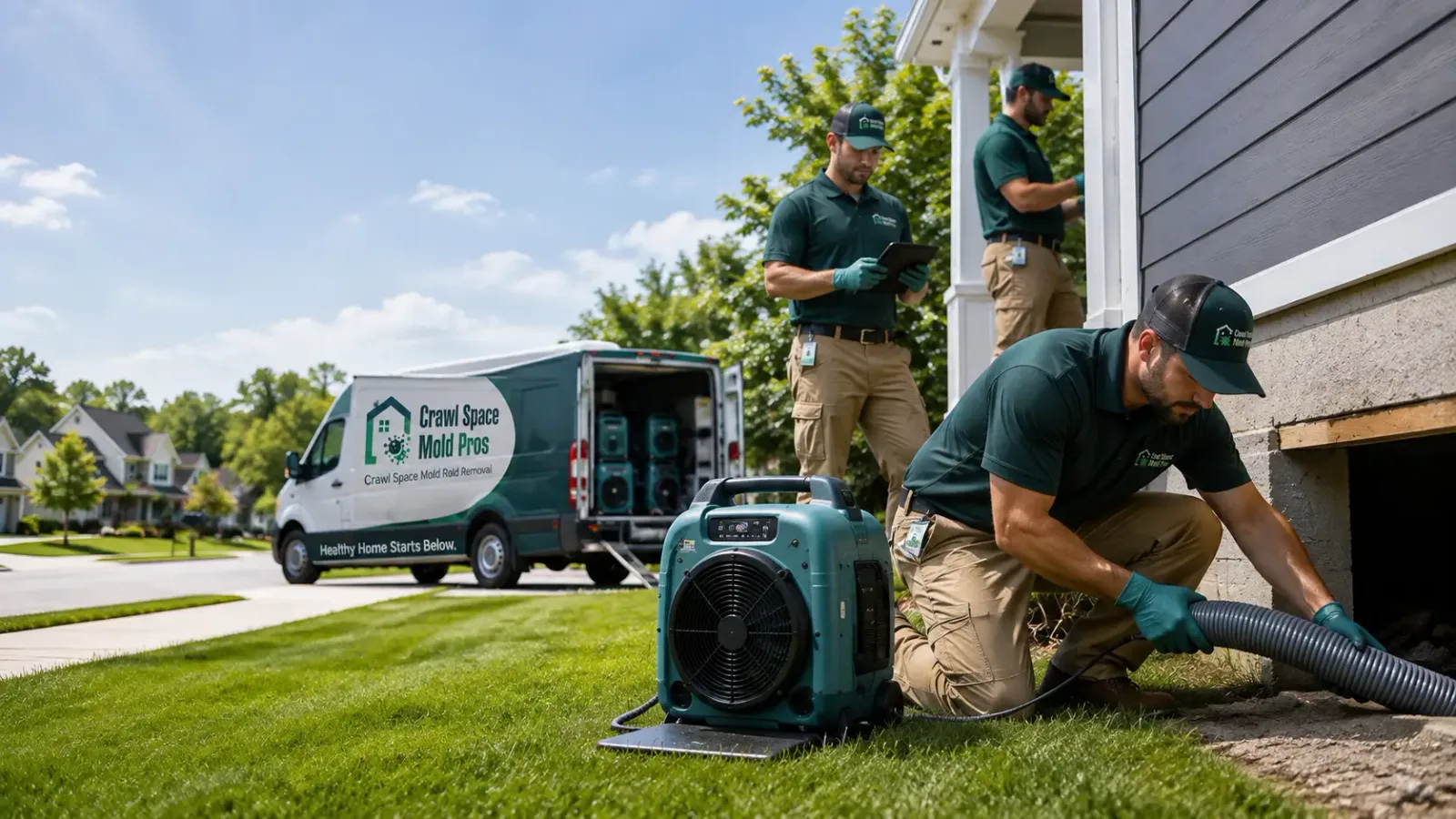 Crawl Space Mold Removal in Muskego, WI